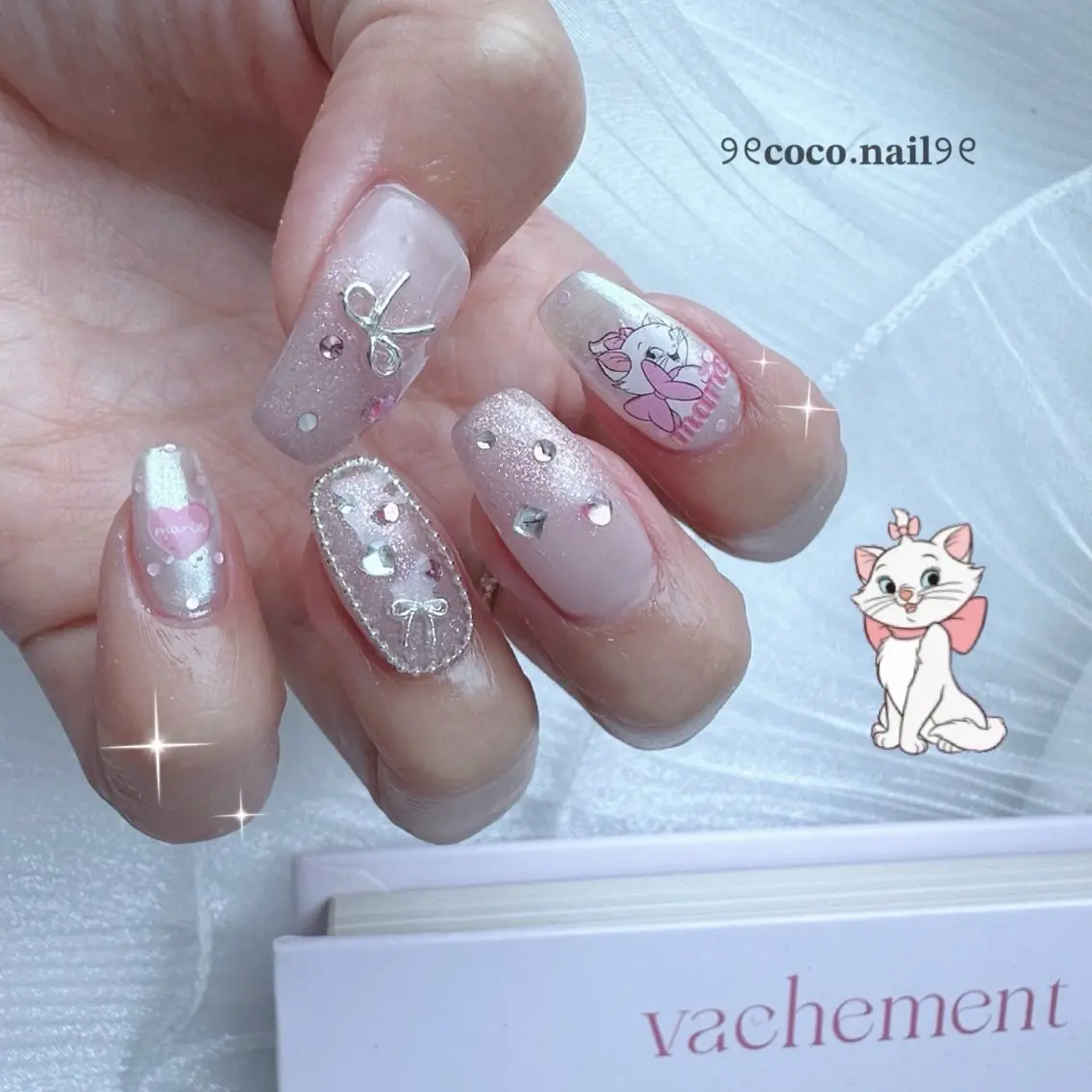 ネイル ハンドネイル lili.nail y2k/長さ出しのネイルデザイン