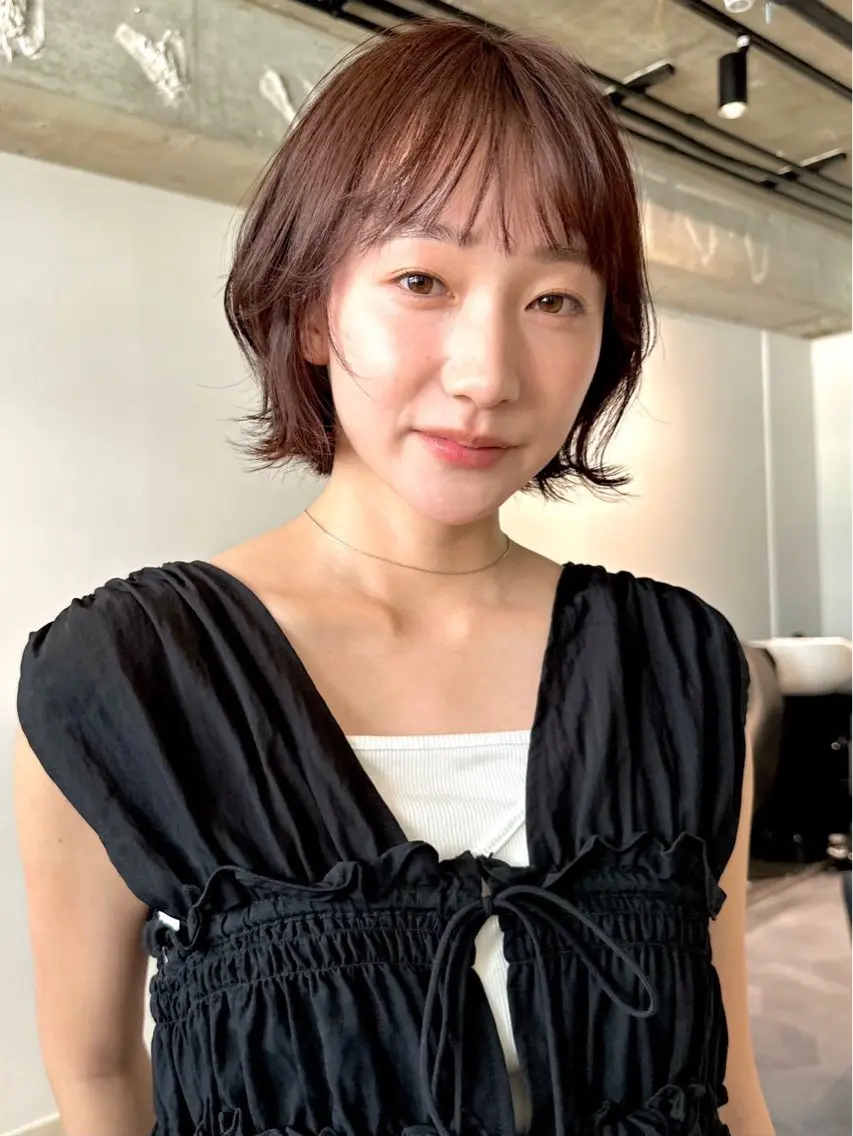ショート カラー パーマ 💍🧸カラーモデル 募集中🧸💍のヘアスタイル