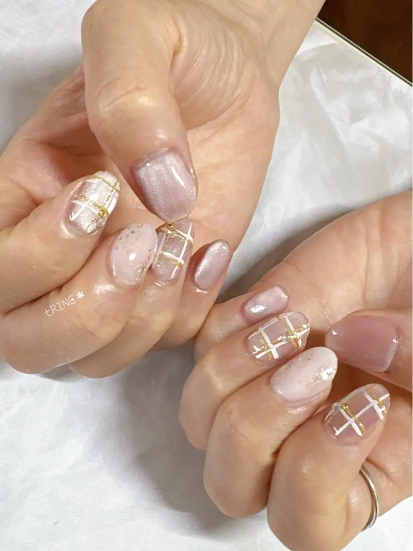 ネイル ハンドネイル tRING＊ しいの木台のネイルデザイン