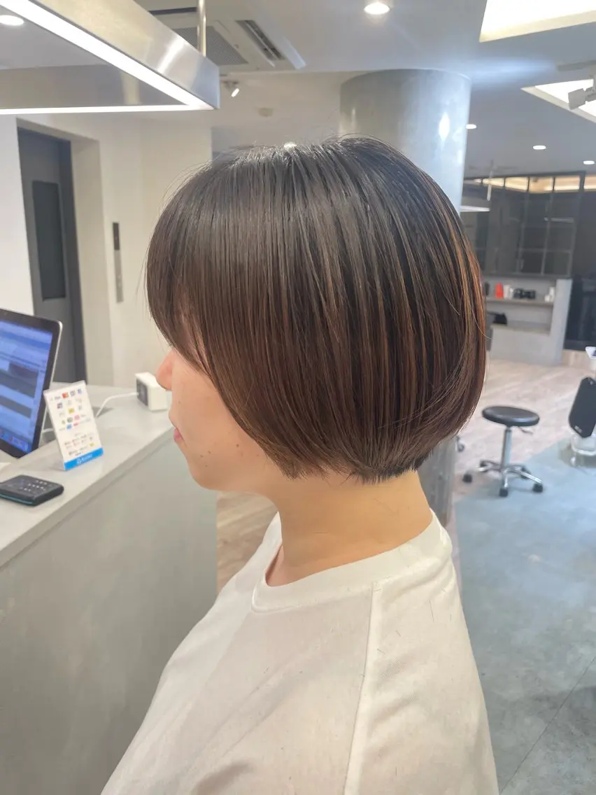 ショート ♡似合わせ ♡ハイトーン♡のヘアスタイル
