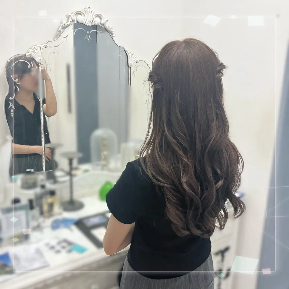 ヘアアレンジ ヘアセット 熊谷 ひなたのヘアスタイル