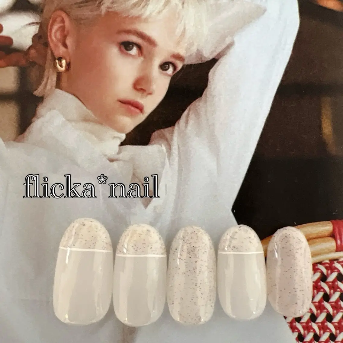 ネイル フレンチネイル ハンドネイル flicka* nailのネイルデザイン