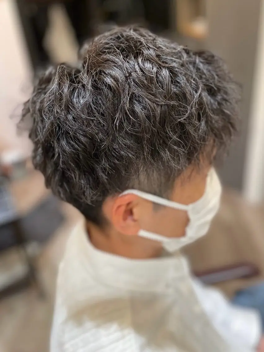 パーマ メンズ カット パーマ MASA .のヘアスタイル