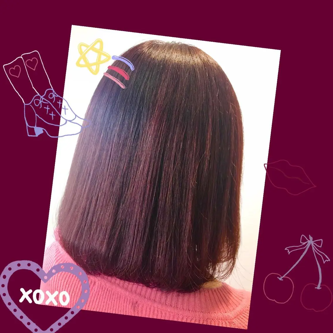 カラー ブリーチ ブリーチなしカラー ピンクカラー 新宿駅近♡個室 ♡関口三都季🌜のヘアスタイル