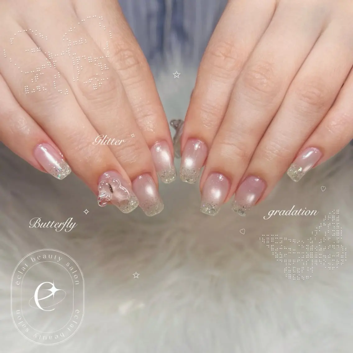 ネイル ハンドネイル eclat Kaedeのネイルデザイン