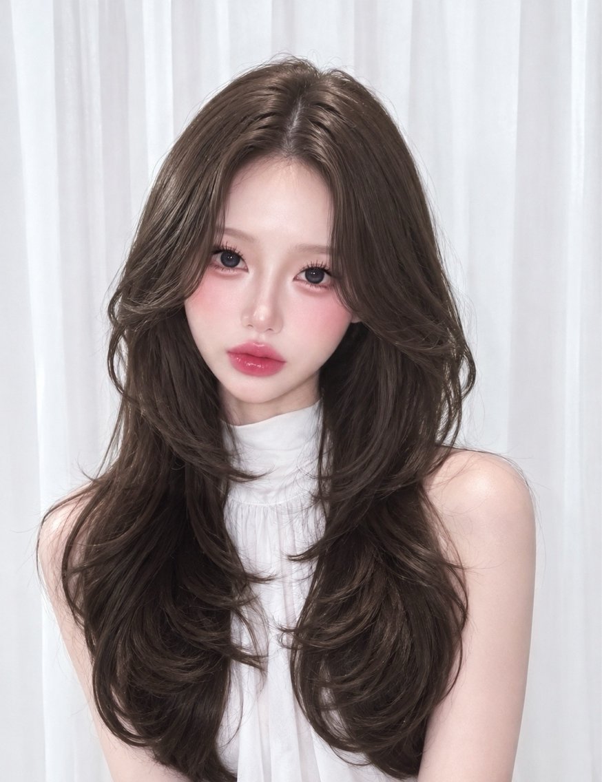 ロング カラー カット ヘアカラー トリートメント 渋谷韓国レイヤー /SAYAKA🩶ᩚのヘアスタイル