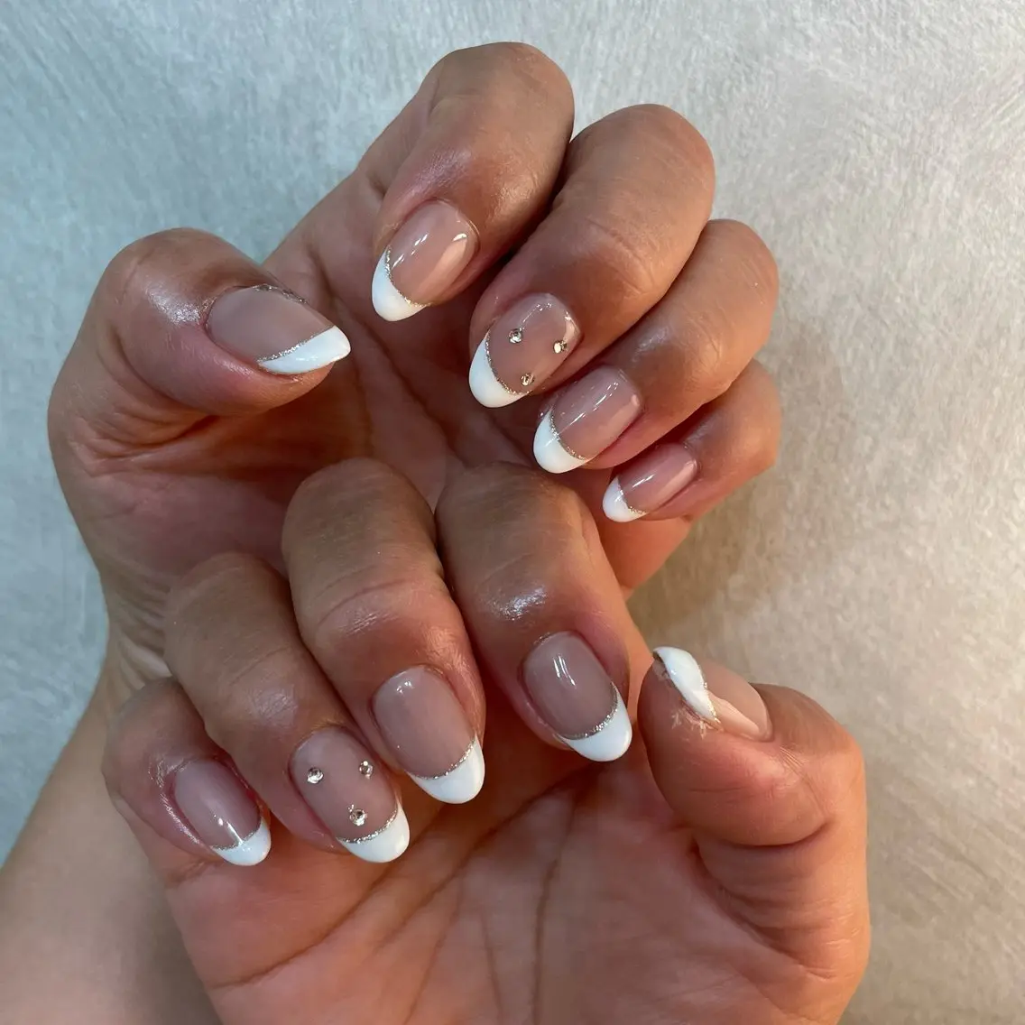 ネイル ラメ(グリッター) ストーンネイル ハンドネイル 【tip tip】 nail salonのネイルデザイン