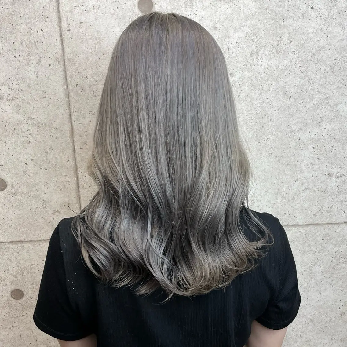 セミロング カラー ヘアカラー トリートメント 奥山義進/大宮 /ダブルカラーのヘアスタイル