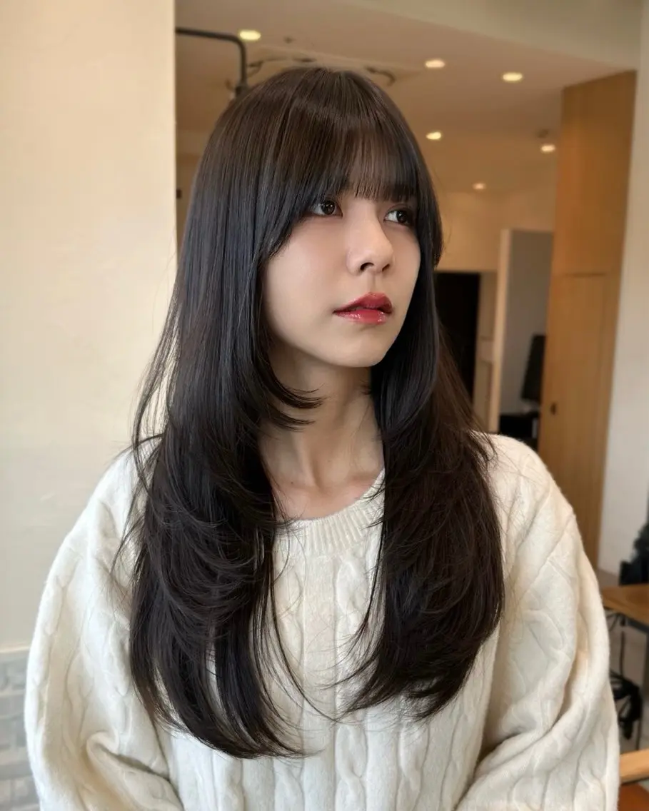 ロング カラー パーマ ヘアアレンジ ⭐️銀座/ショート/ 艶カラー/りょうがのヘアスタイル
