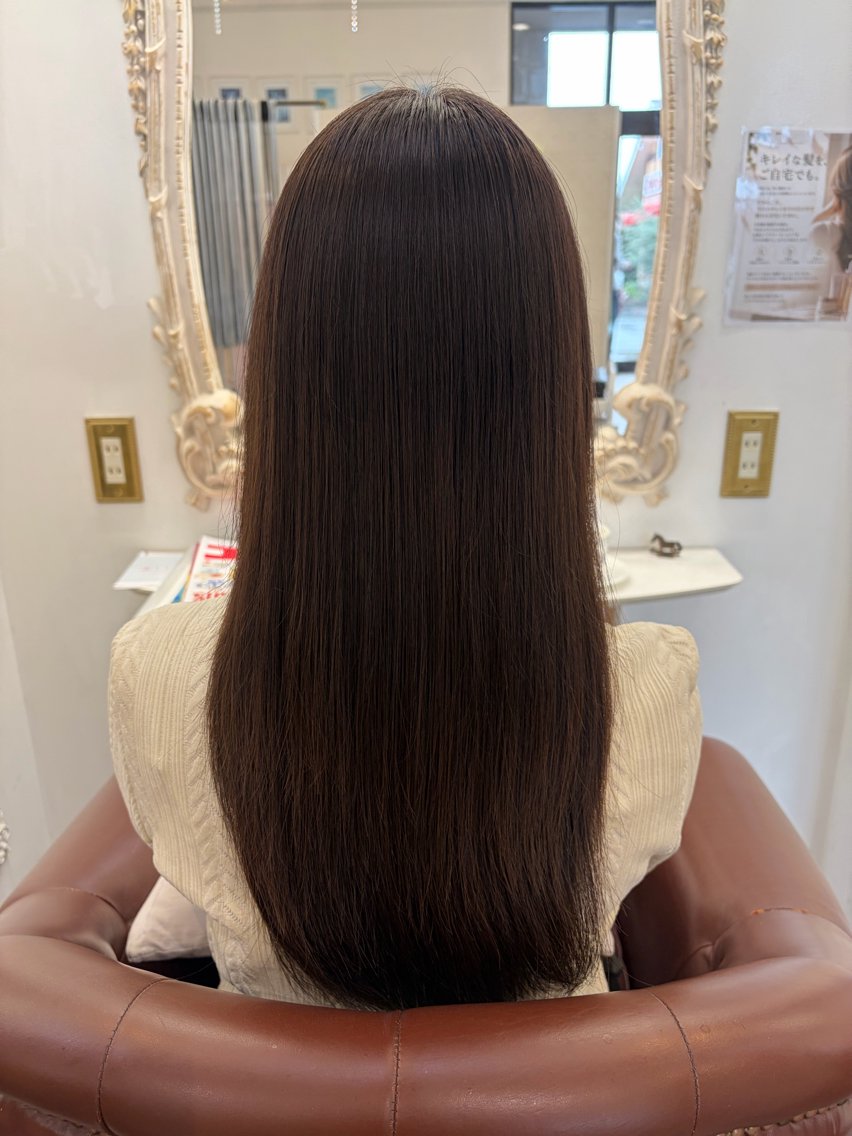ロング カラー ヘアカラー 志村 梨帆のヘアスタイル