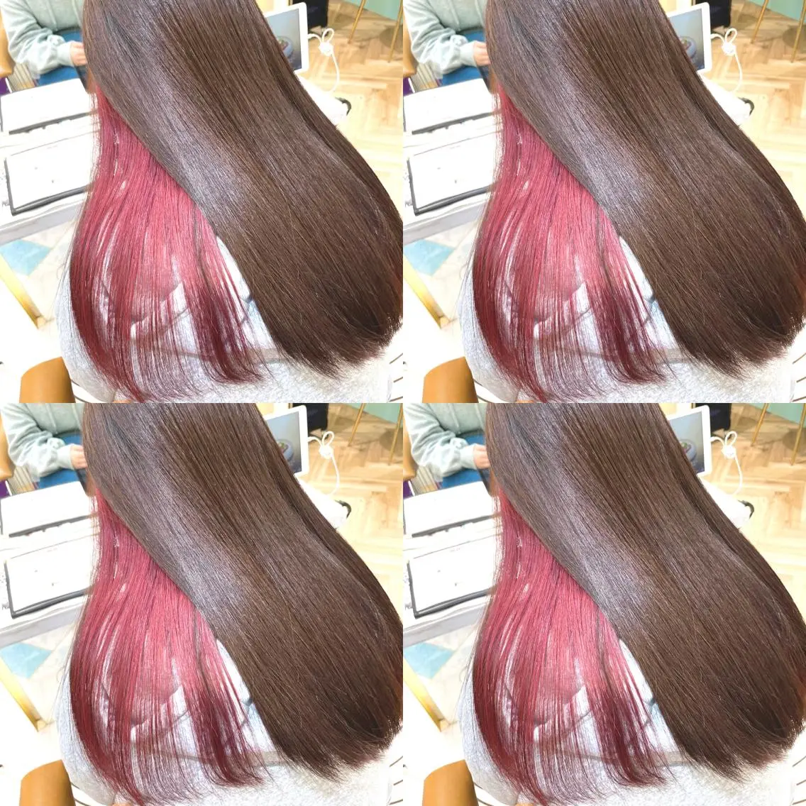 ロング カラー アイブロウ カット ヘアカラー トリートメント ♥️ブリーチ/ボブ/ レイヤー♥️maiのヘアスタイル