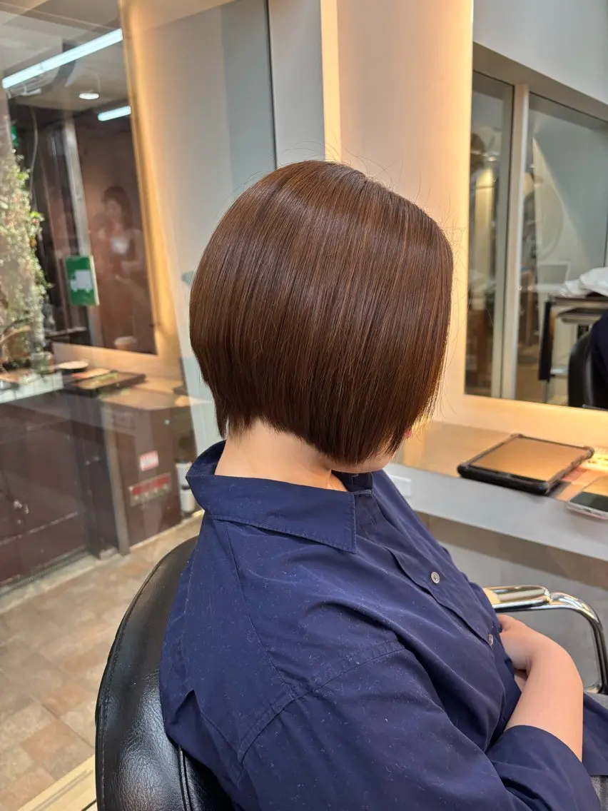 ショート 髪質改善 藤井 ユウキのヘアスタイル