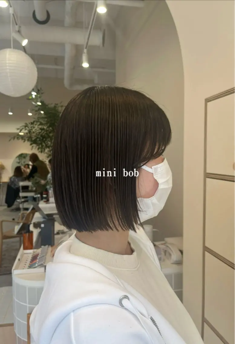ミディアム カット トリートメント 山口 愛結のヘアスタイル