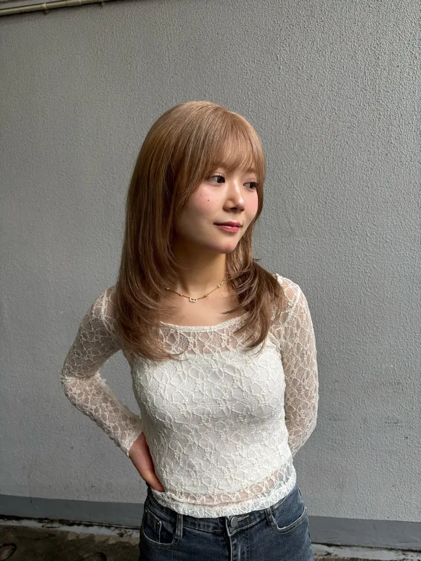 カラー 透明感カラー🫧 EMAのヘアスタイル