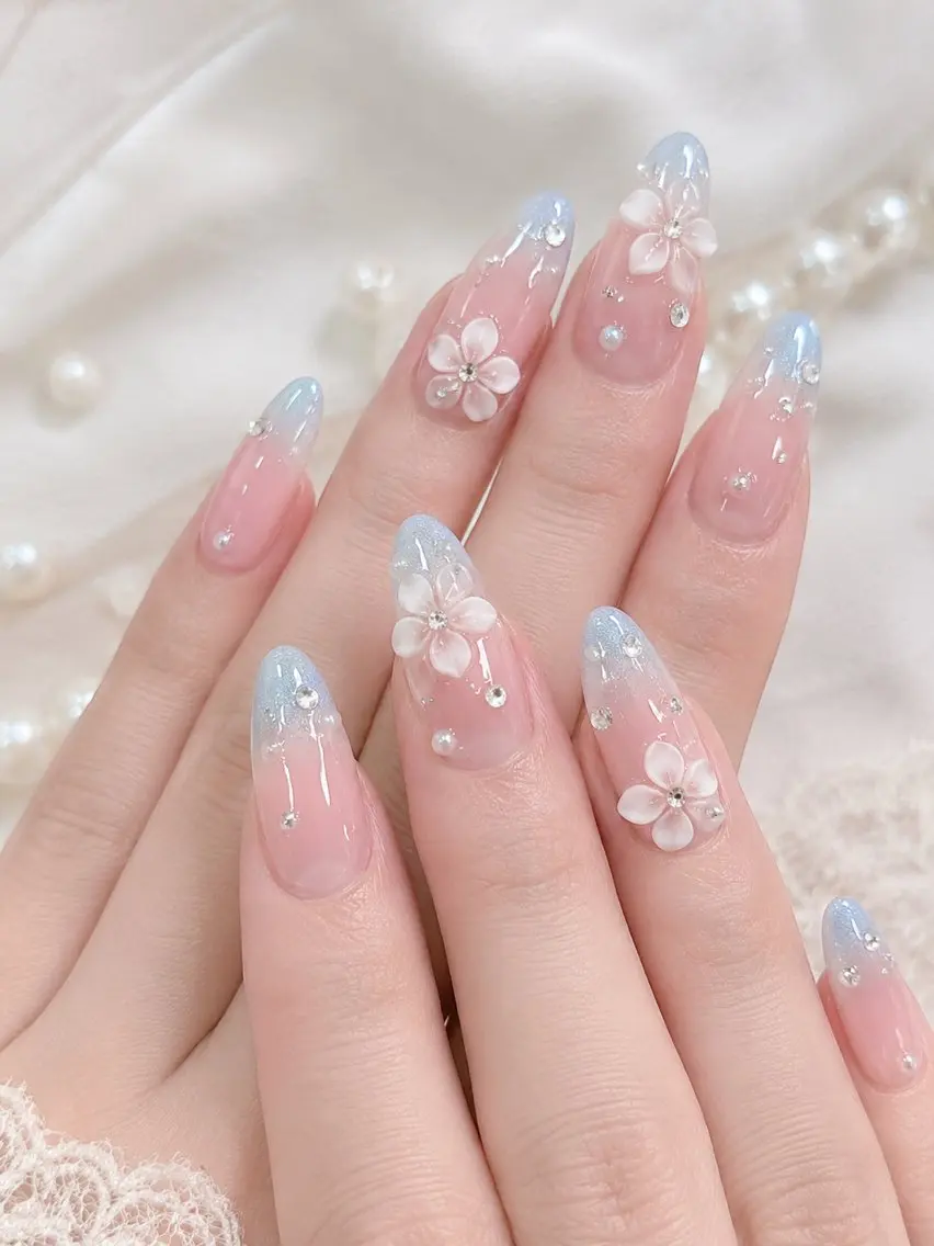 ネイル フレンチネイル グラデーション 韓国ネイル マグネットネイル ワンカラーネイル ハンドネイル Jang Nailのネイルデザイン