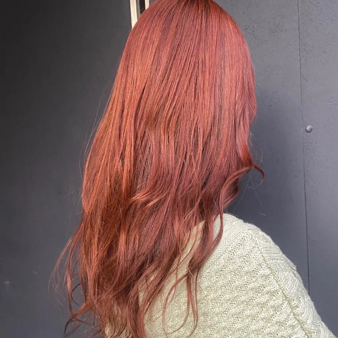 ロング マンツーマン女性 美容師 奏のヘアスタイル