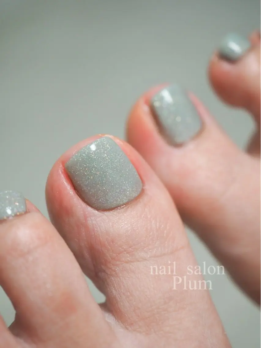 ネイル フットネイル フットネイル Plum Kanaのネイルデザイン