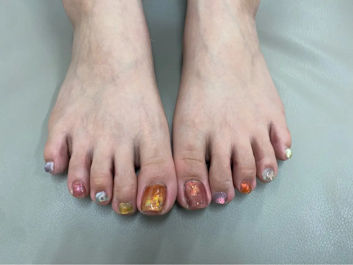 ネイル アートネイル フットネイル Nailsalon enju新大阪店･のネイルデザイン