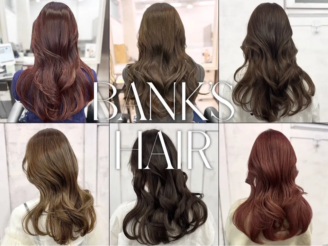 セミロング カラー 阿部 迅のヘアスタイル