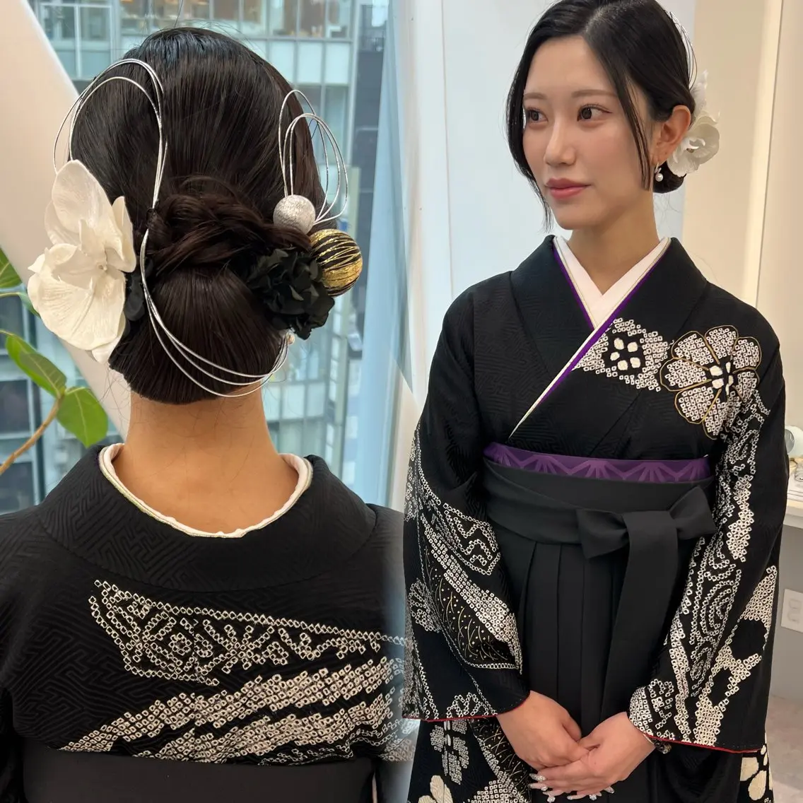 ヘアアレンジ 着付け 🤍髪質改善/酸熱× 艶カラー🤍🫧リサのヘアスタイル