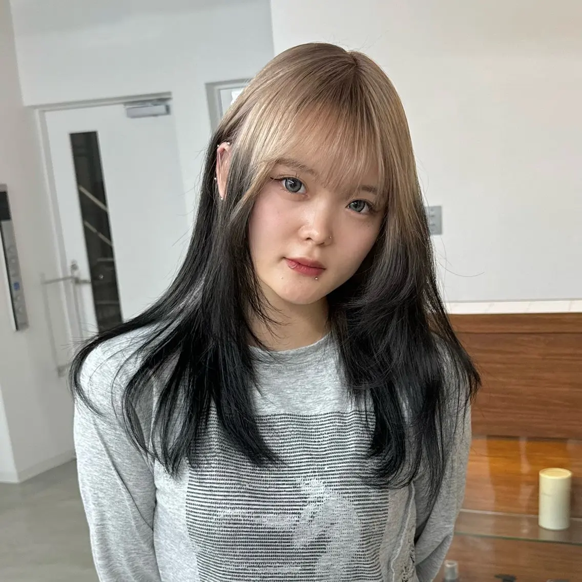 セミロング エクステモデル募集 💗大阪梅田/川上のヘアスタイル