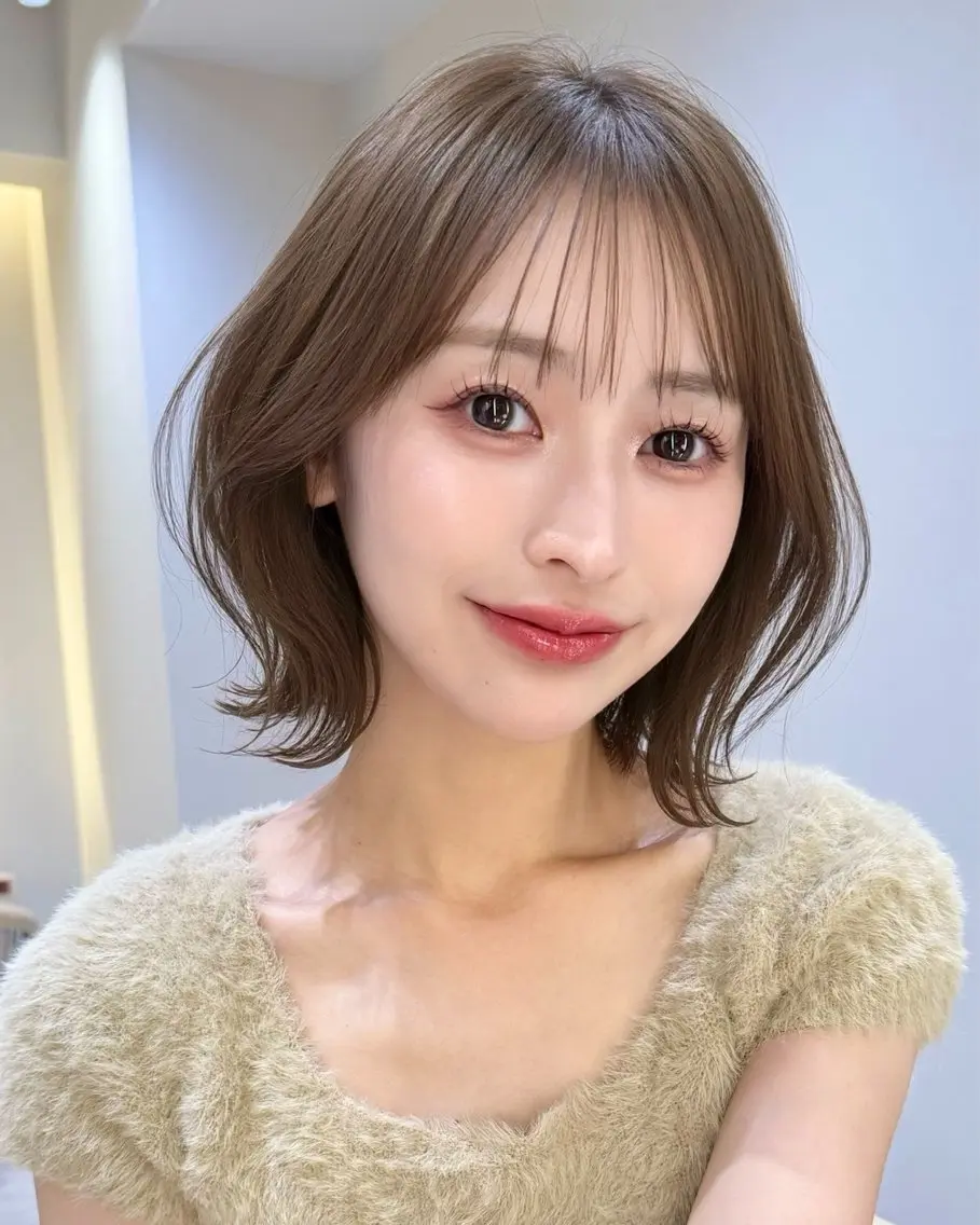 ショート カット ヘアカラー トリートメント 井上 一青 /ショート/ボブのヘアスタイル