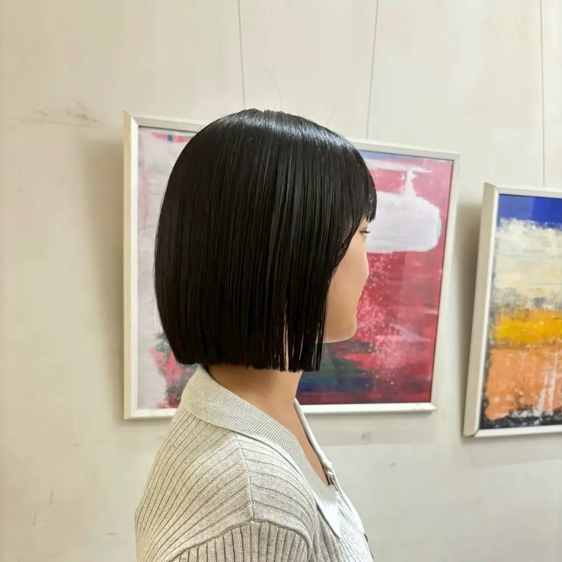 ショート カラー レイヤー/透明感/ 髪質改善/ RYUのヘアスタイル