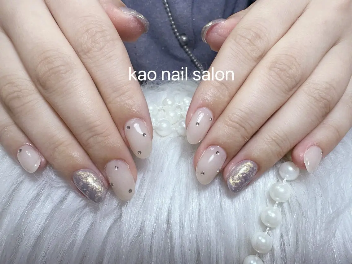 ネイル ハンドネイル kao nail マグネット/長さだしのネイルデザイン