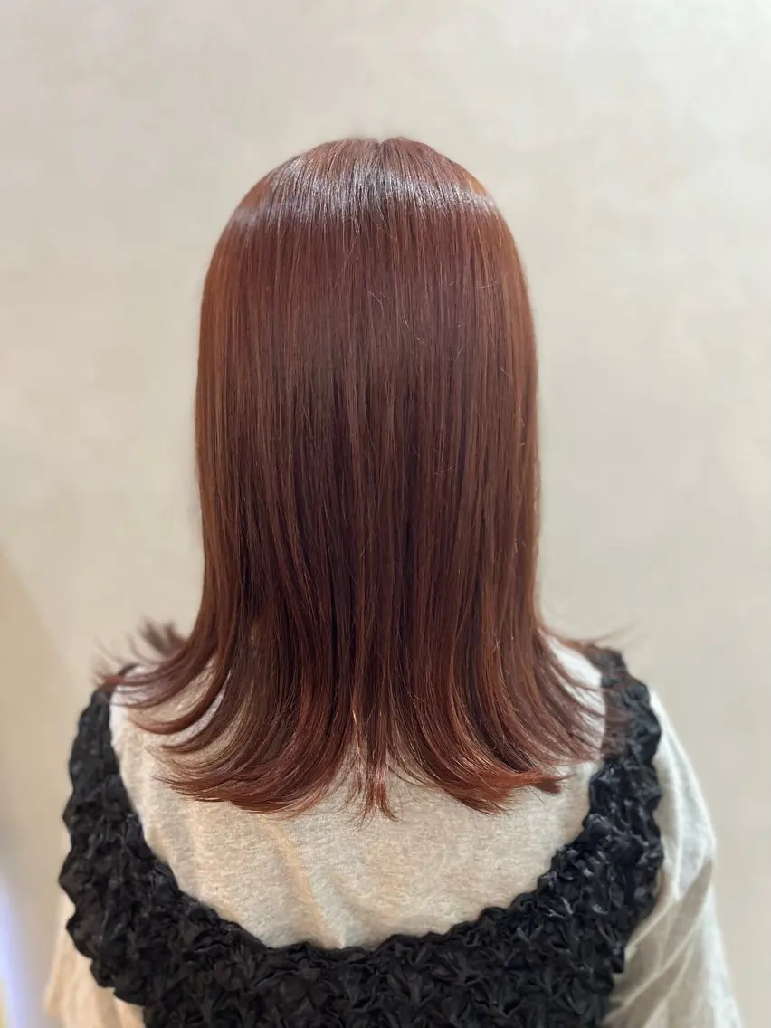 カラー ヘアカラー 艶髪🥣透明感カラー 🫧前田奈津実のヘアスタイル