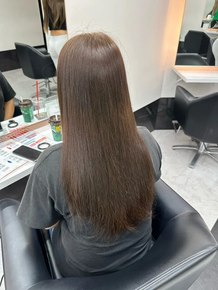 ロング カラー ヘアカラー ALEAP owl Ainaのヘアスタイル