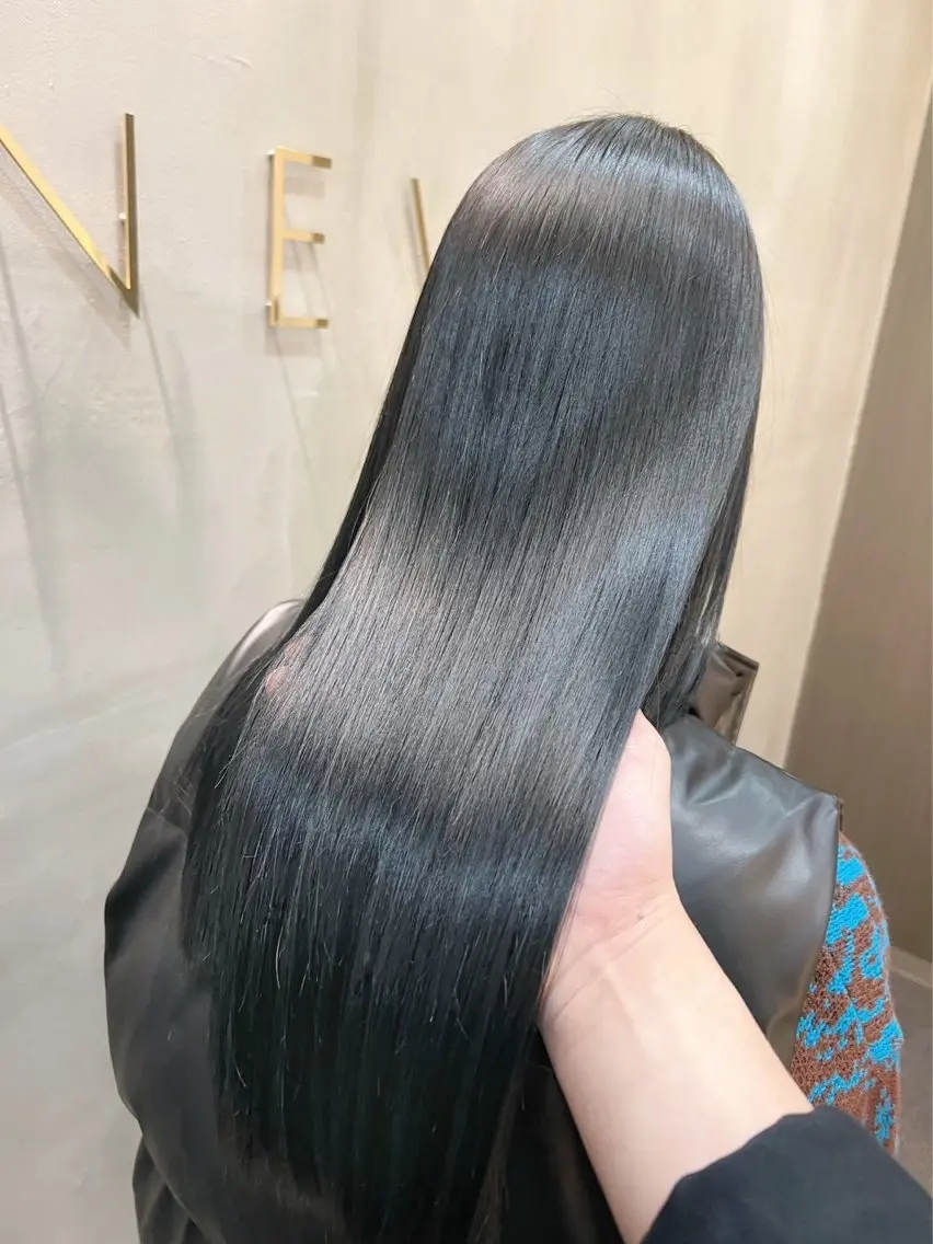 ロング カラー カット トリートメント RUI⚪️艶髪 ⚪️髪質改善のヘアスタイル