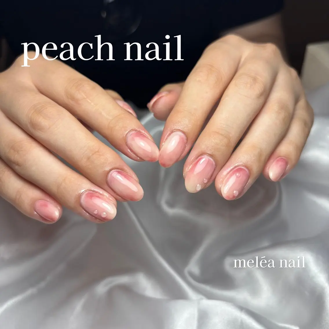ネイル 氷ネイル・うるうるネイル ハンドネイル Mika meléa nailのネイルデザイン