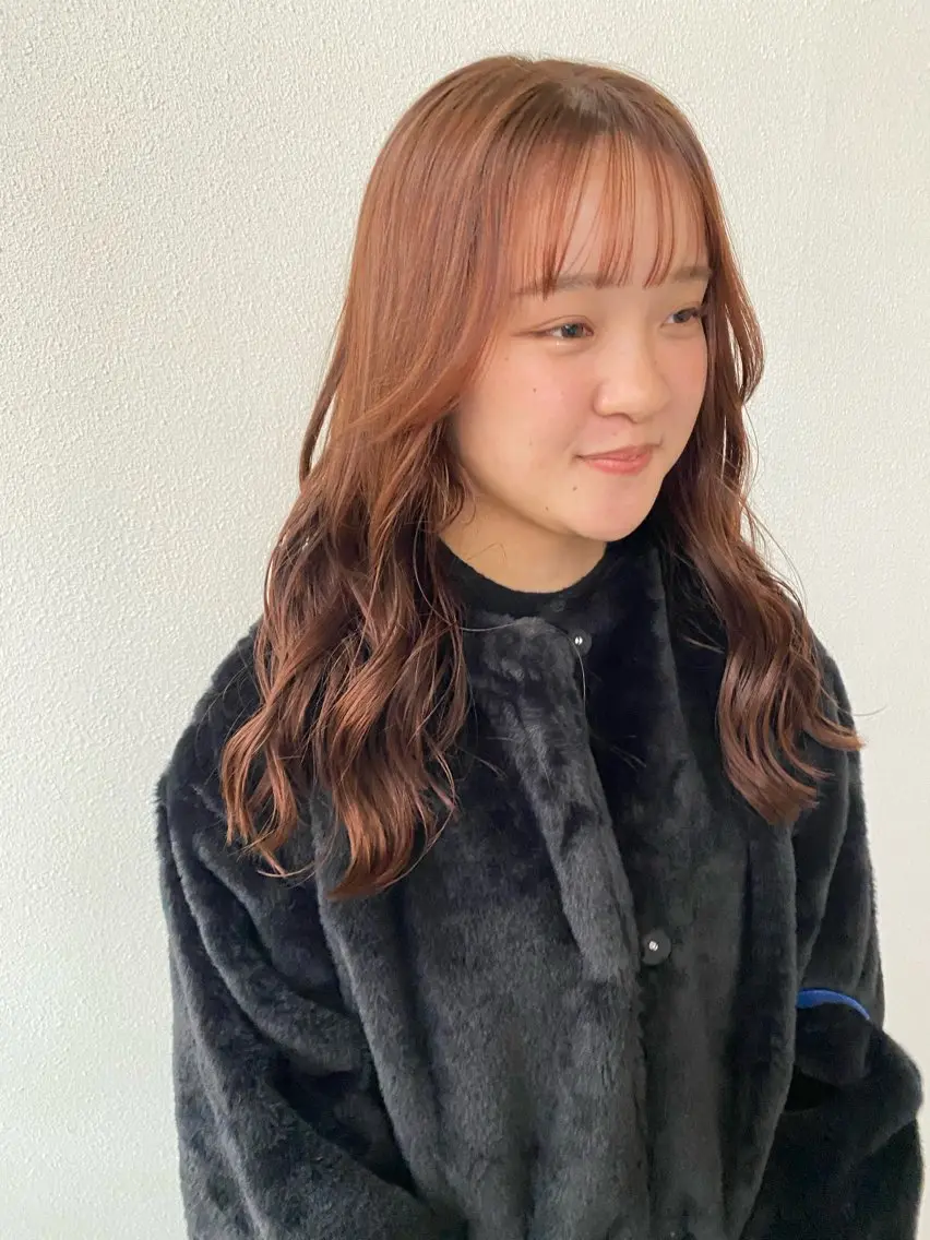 ロング カット ヘアカラー トリートメント LUVISM新潟🎀 透明感カラー/ミユのヘアスタイル
