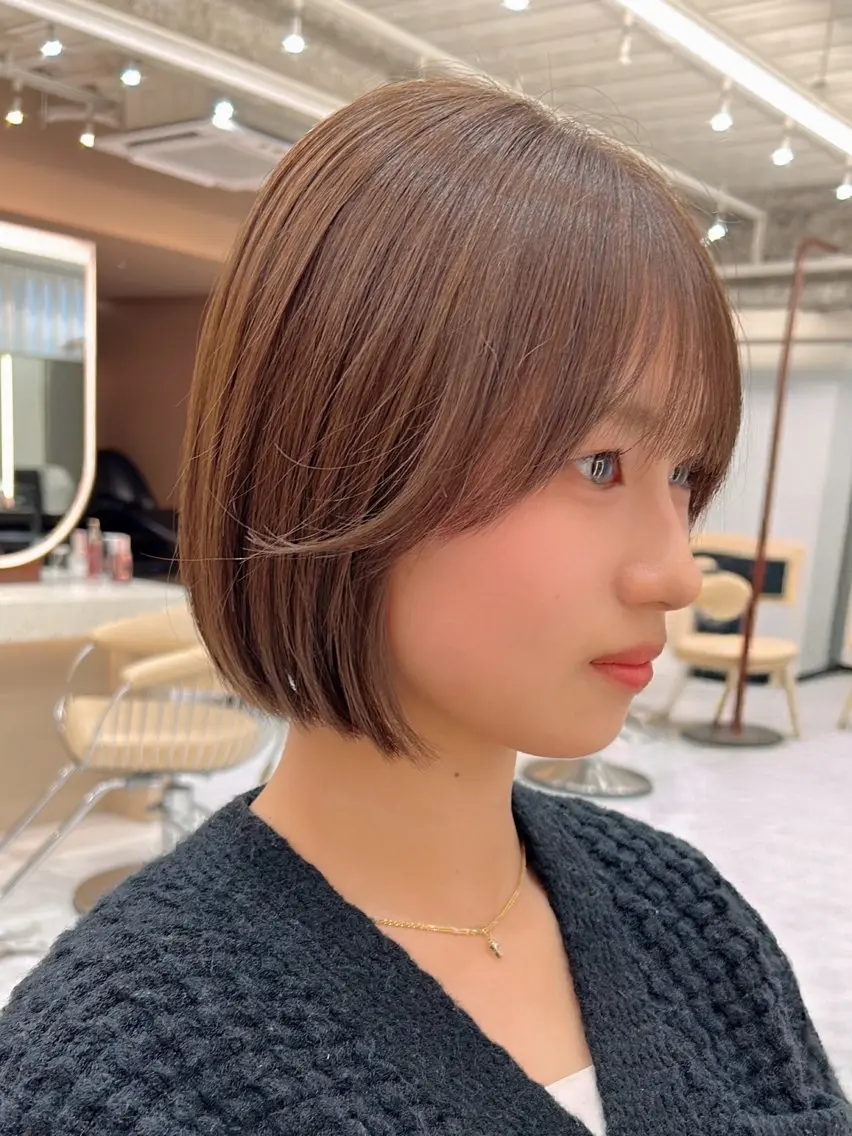 ショート 山田勇真 ボブ/縮毛矯正/金山のヘアスタイル