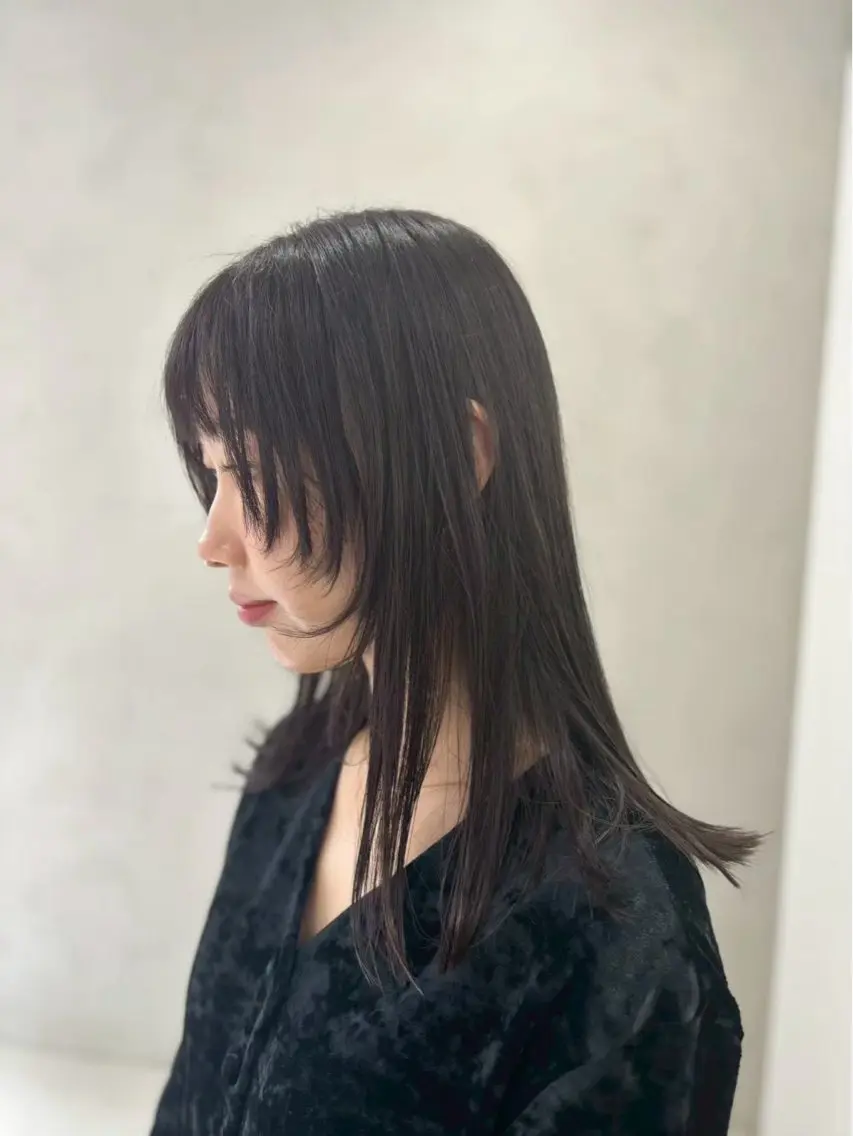 ロング カラーモデル募集☆ 小園彩夏のヘアスタイル