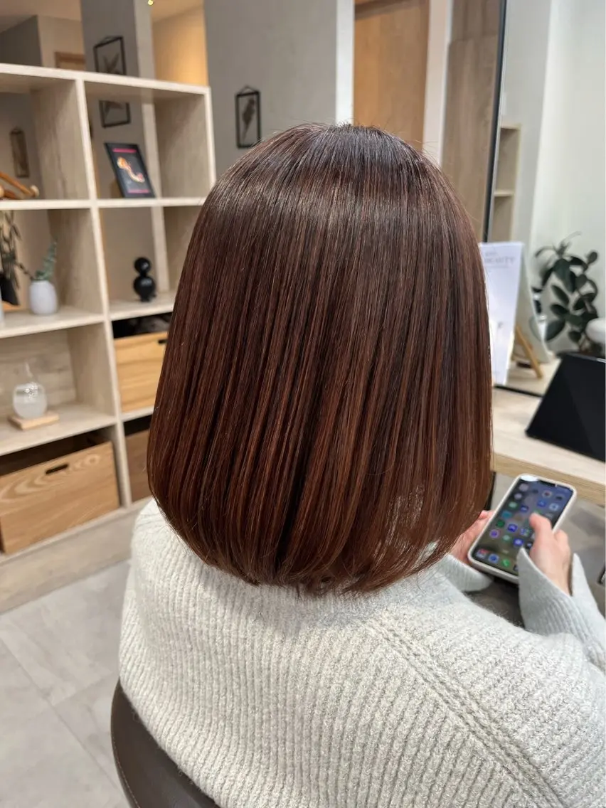 ミディアム 光を纏うツヤ感ロング Natsuki🤍のヘアスタイル