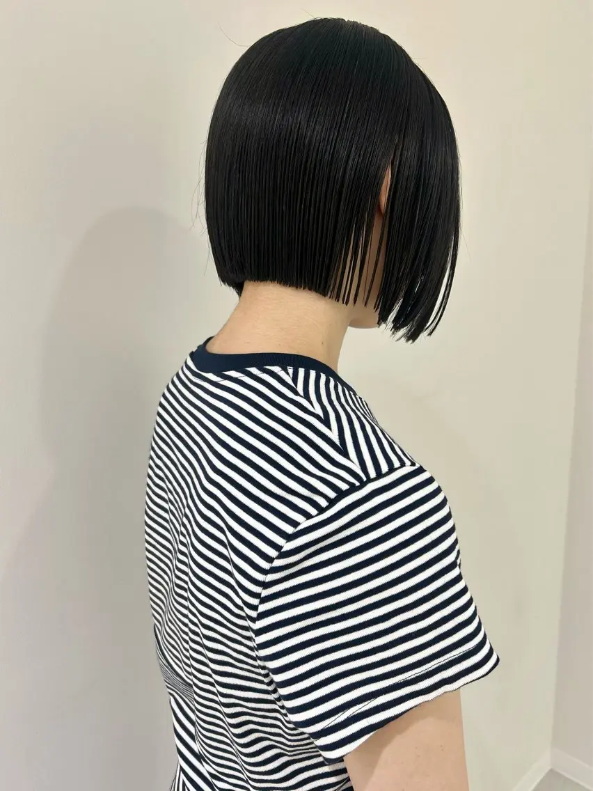 ショート カット 👔ボブ﹨髪質改善 ストレート🩳ももかのヘアスタイル