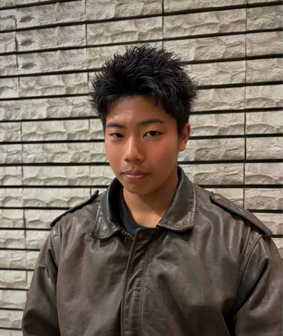 ショート メンズ スパイキーショート ショートヘア カット UMM daichi メンズパーマのヘアスタイル