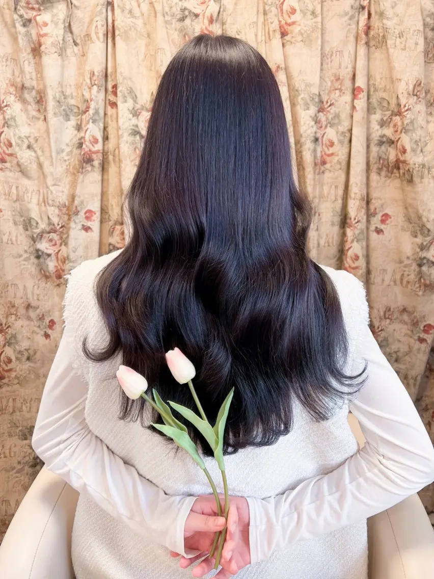 【🌷暖色も寒色もオススメ】本当のケアカラー+MuvTreatment💖髪質改善並みに綺麗になります!の写真