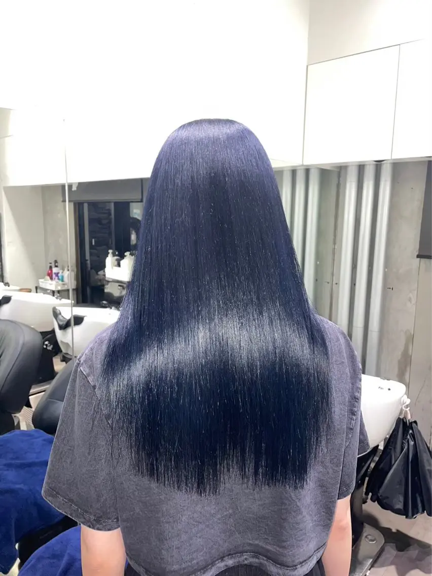 ロング シールエクステ ボブ エクステ ハイライト 髪質改善 🦋韓国hair🦋 エクステ店長sakiのヘアスタイル