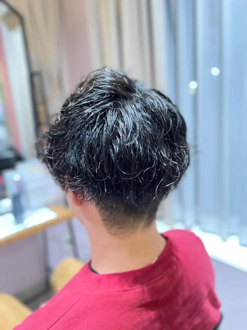 パーマ メンズ カット パーマ 【水素カラー/メンズ 】Lee布施/純平のヘアスタイル