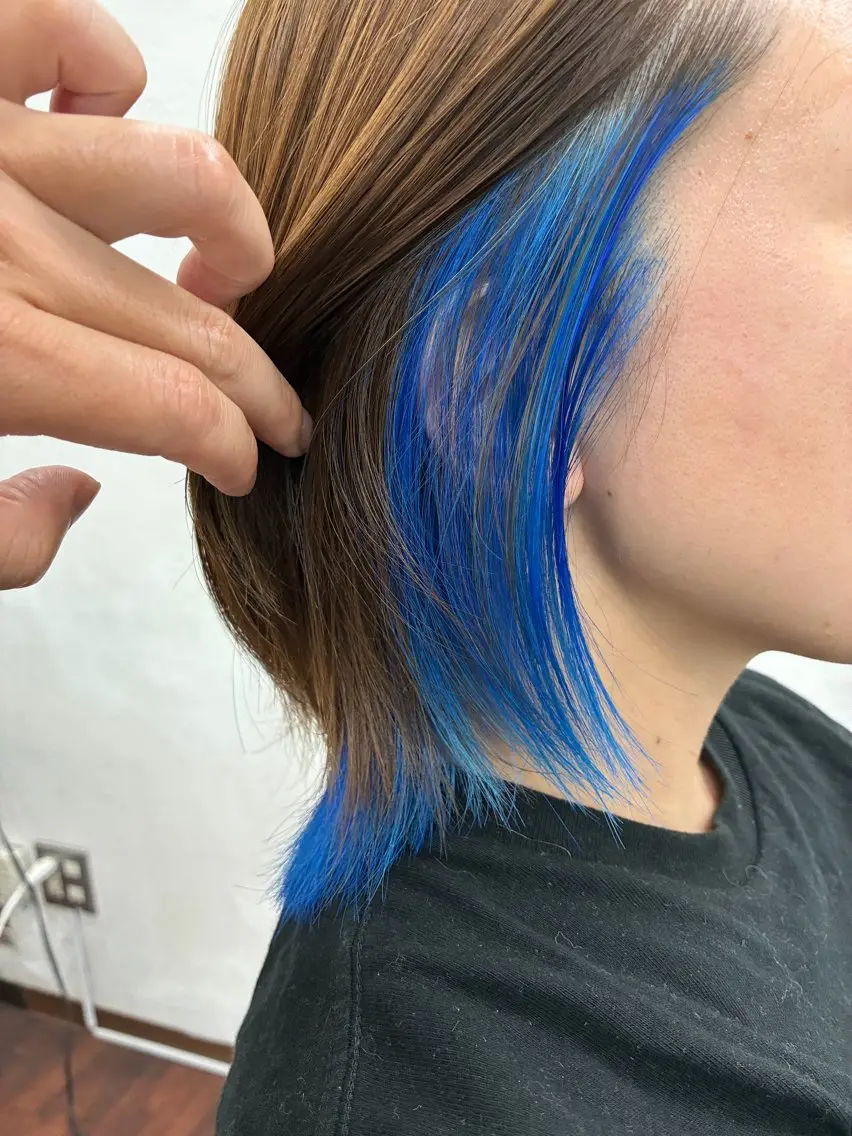 ショート ヘアカラー トリートメント 山本 雷のヘアスタイル