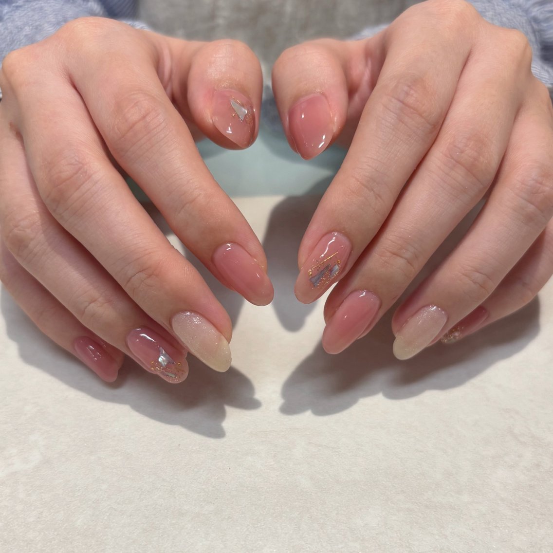 ネイル ニュアンスネイル 林 瑞希のネイルデザイン