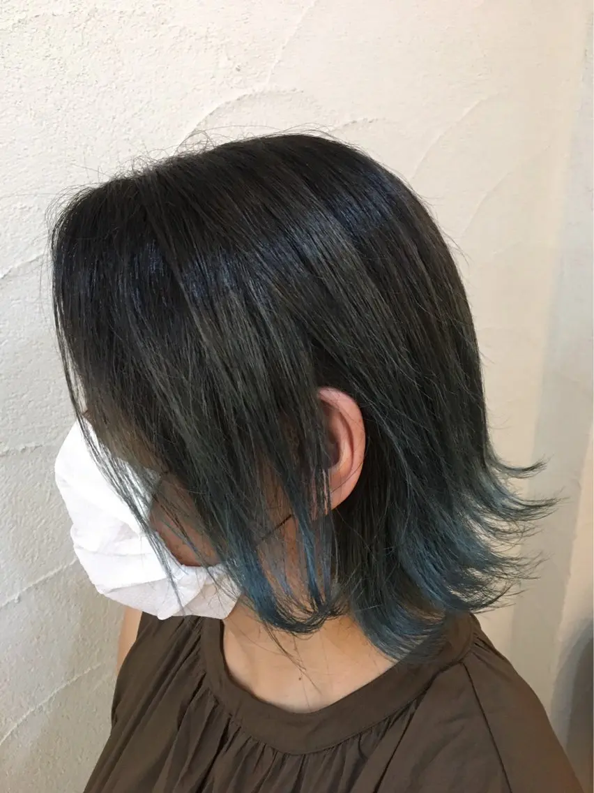 ミディアム カラー カット ヘアカラー トリートメント ✂︎中山竜哉✂︎ 川崎スタイリストのヘアスタイル
