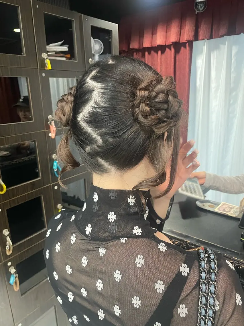 セミロング ヘアセット 量産ヘアセット/ ヘアメAyakaのヘアスタイル
