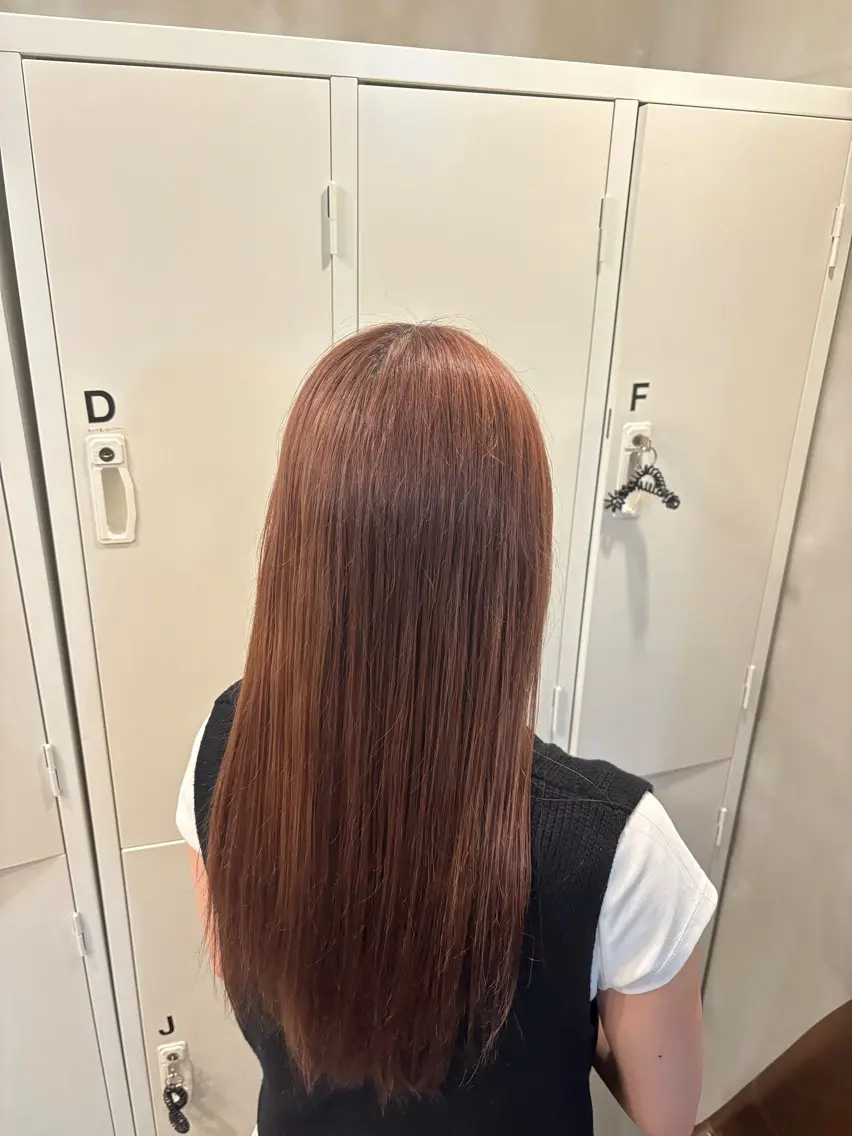 カラー ベージュカラー ピンクカラー 磯野 成基のヘアスタイル