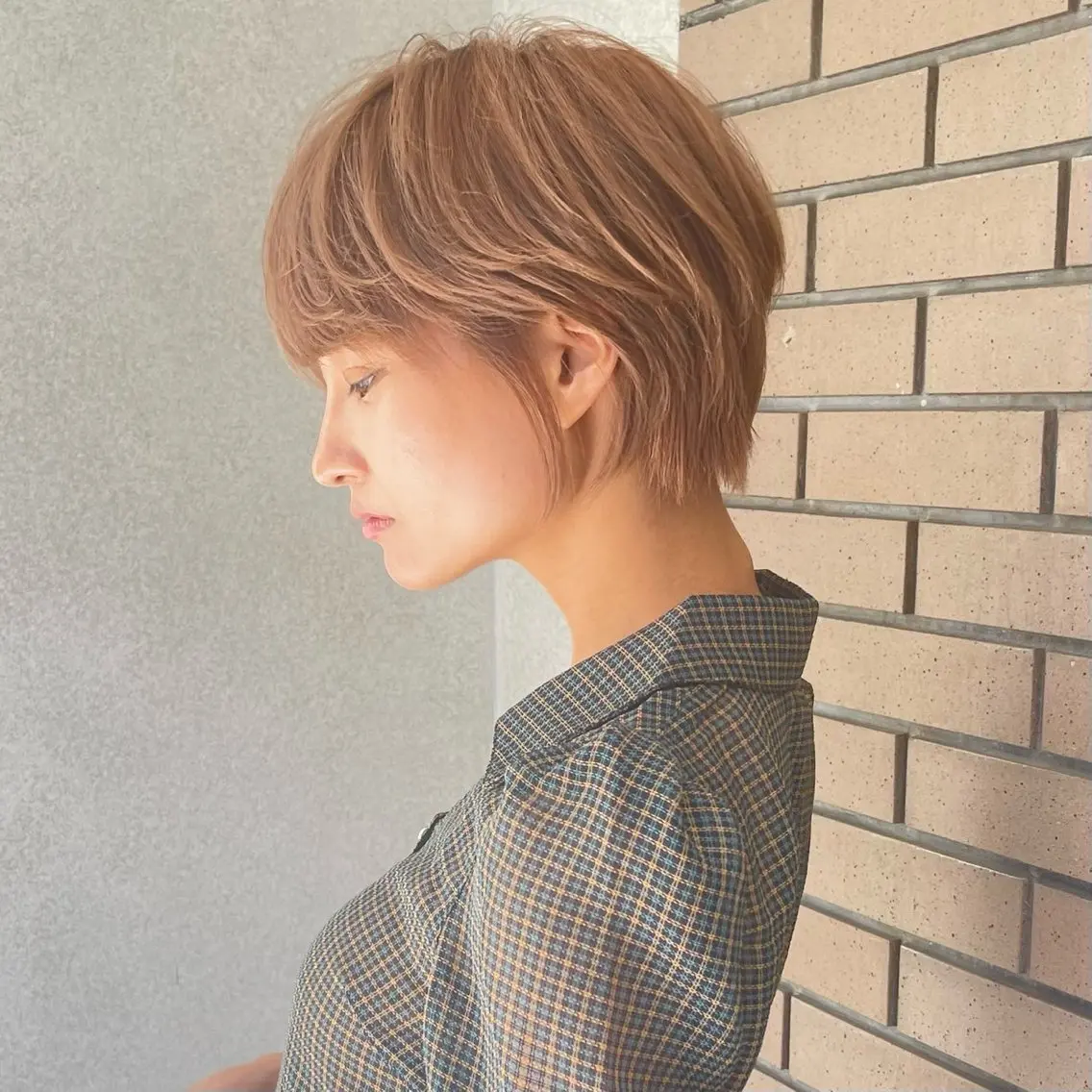 ショート ショートヘア メンズ特化 刈り上げない/金井のヘアスタイル