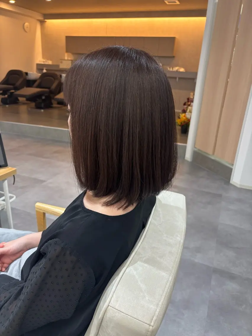 ショート ボブ 椎名 紗愛のヘアスタイル