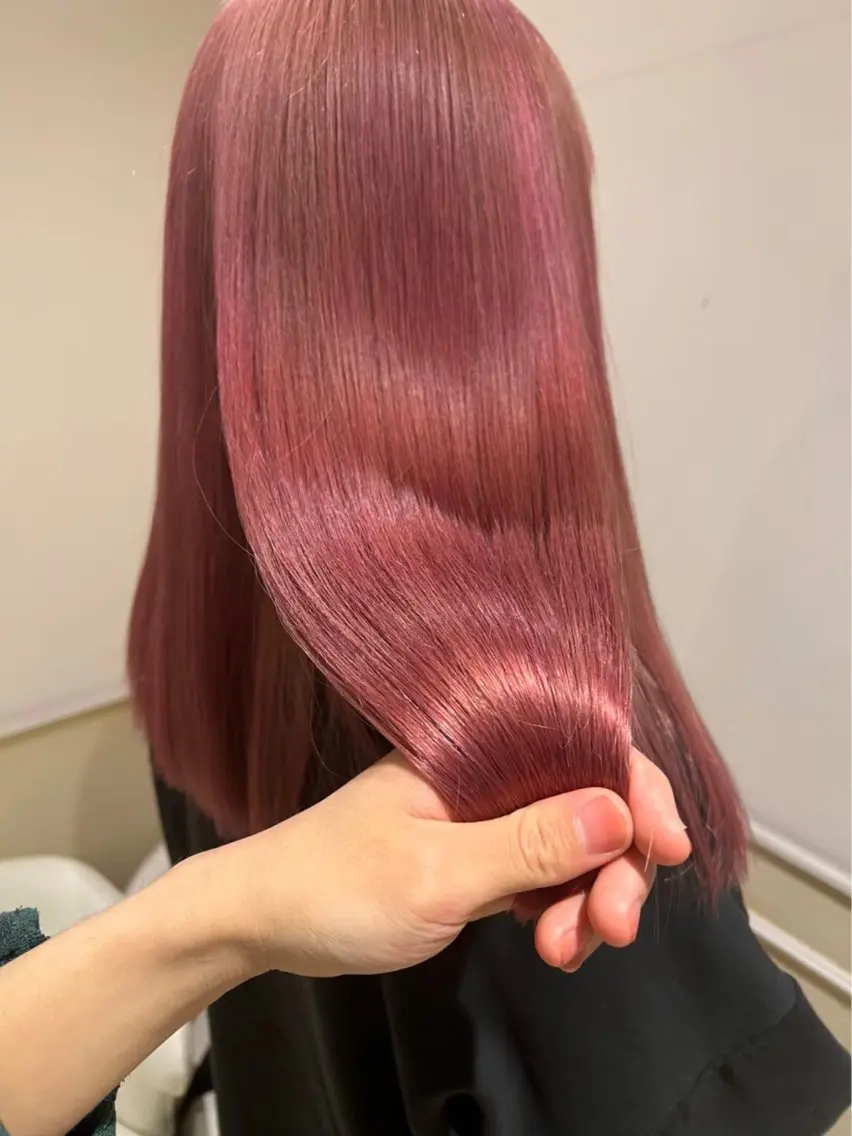 ロング カラー レイヤーカット/ 縮毛矯正🇰🇷早坂のヘアスタイル