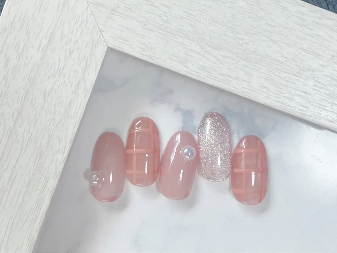ネイル オーロラネイル フットネイル フレンチネイル ジェルネイル 韓国ネイル kiki nail &brow二子玉川のネイルデザイン
